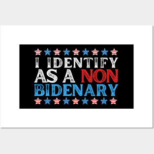 IDENTIFYING AS NON BIDENARY Posters and Art